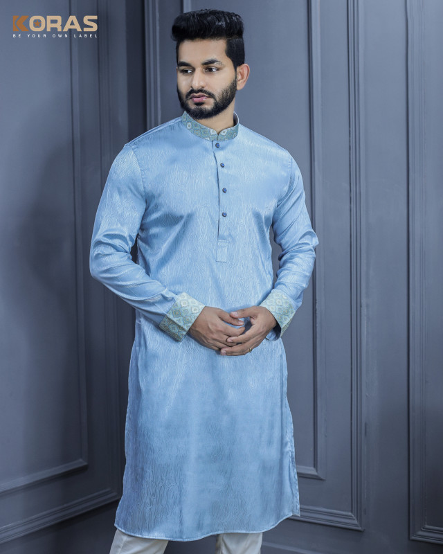 Premium Quality Jacquard Fabics Slim Fit Panjabi